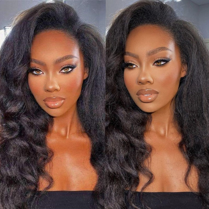 Straight Flipover Half Wig